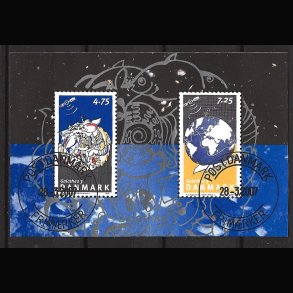 Danmark miniark stemplet AFA 1507