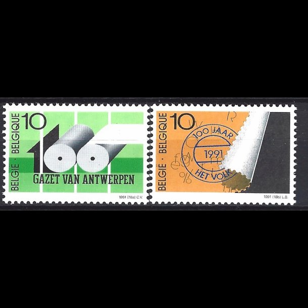 Belgien postfrisk AFA 2491-2492
