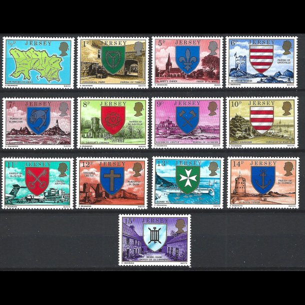 Jersey postfrisk AFA 125-137