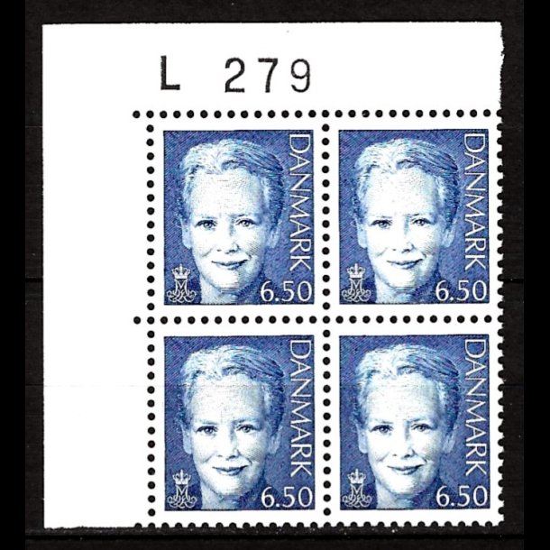 Danmark postfrisk marginalblok L1279