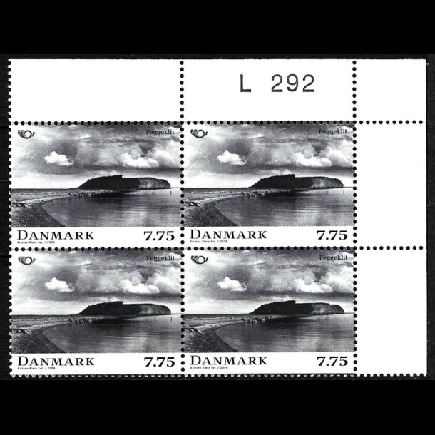 Danmark postfrisk marginalblok L1292