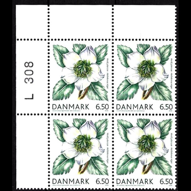 Danmark postfrisk marginalblok L1308