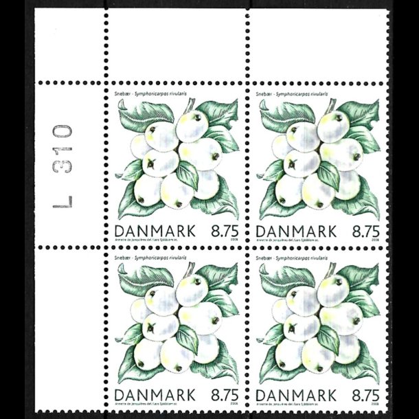 Danmark postfrisk marginalblok L1310