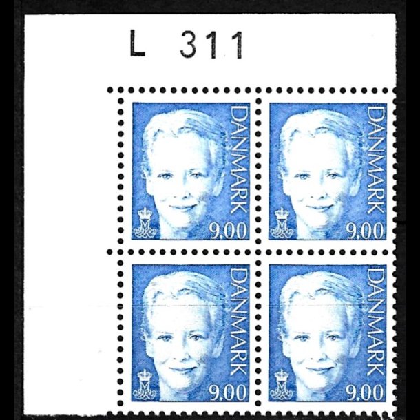 Danmark postfrisk marginalblok L1311