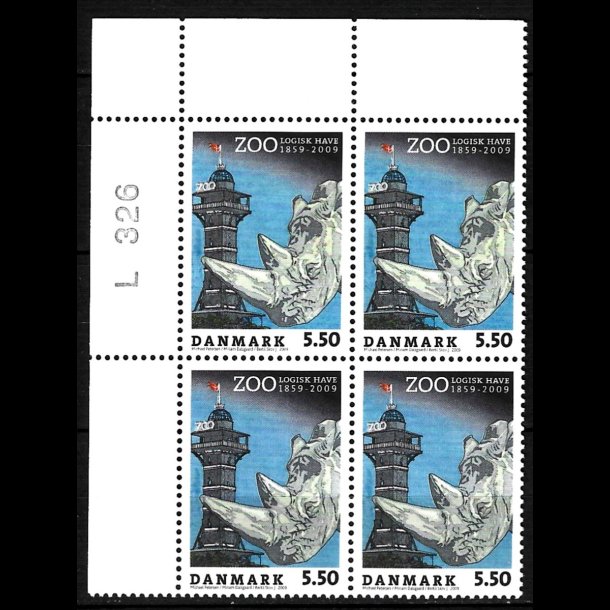 Danmark postfrisk marginalblok L1326