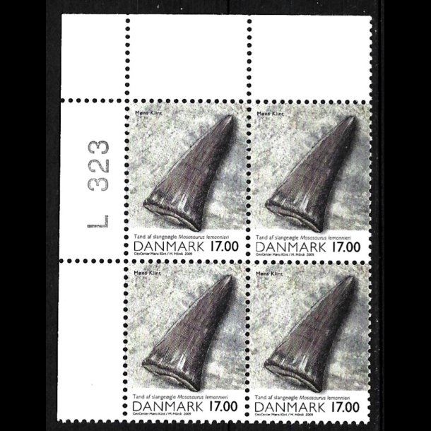 Danmark postfrisk marginalblok L1323