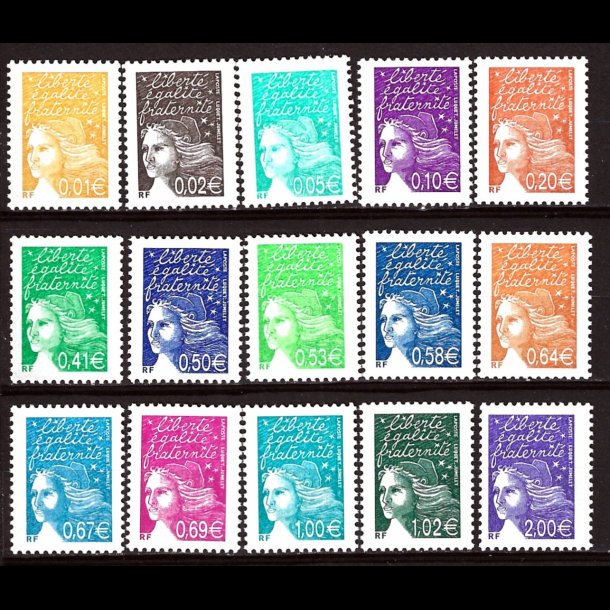 Frankrig postfrisk AFA 3754-3768