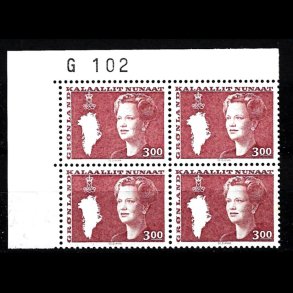 Gr�nland marginalblok postfrisk G 102