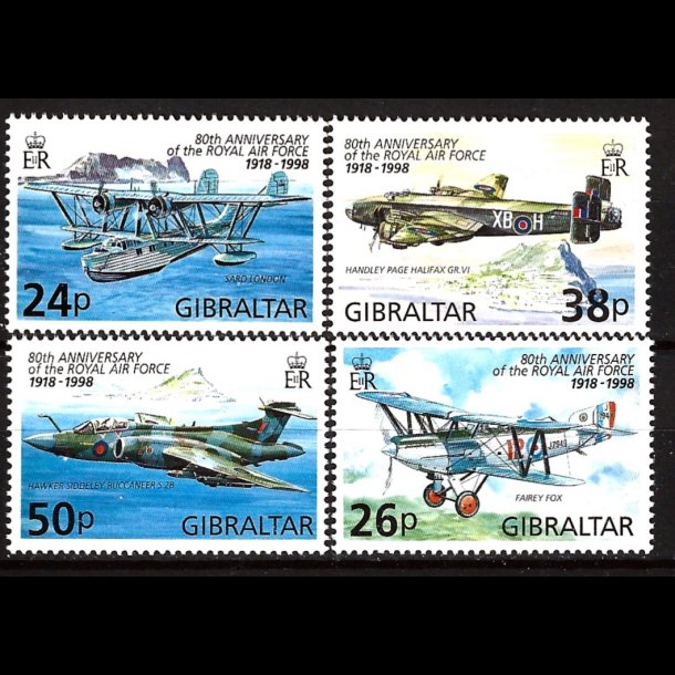 Gibraltar postfrisk AFA 821-824