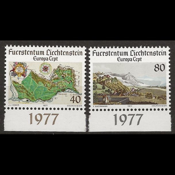 Liechtenstein postfrisk AFA nr. 663-664