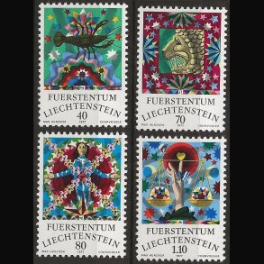 Liechtenstein postfrisk AFA nr. 665-668