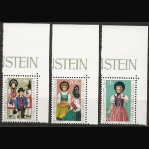 Liechtenstein postfrisk AFA nr. 676-678