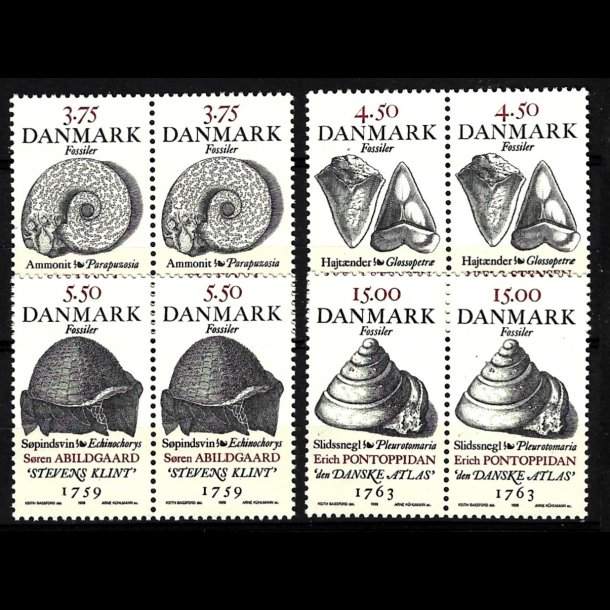 Danmark parstykker postfrisk AFA 1191-1194 s4