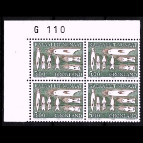Gr�nland marginalblok postfrisk G 110