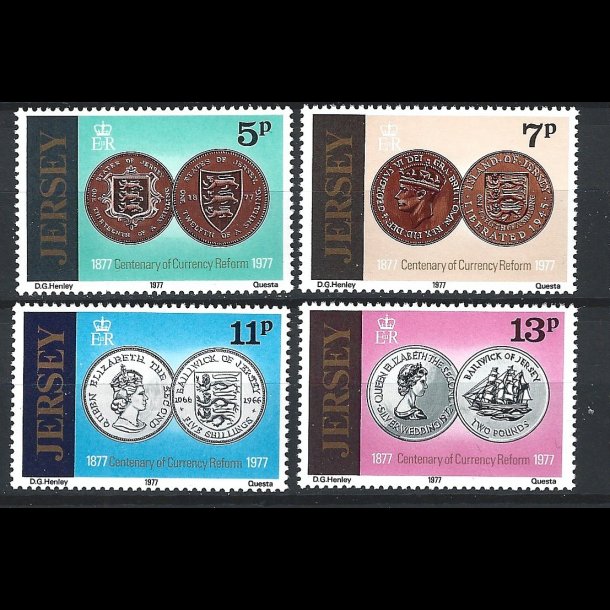 Jersey postfrisk AFA 154-157