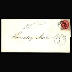 Danmark skillingsbrev AFA 18 uden indhold se billeder