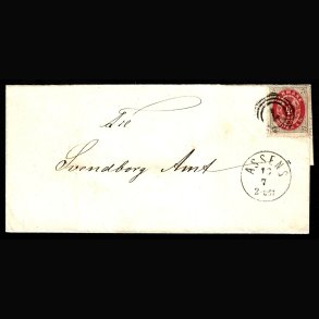 Danmark skillingsbrev AFA 18 uden indhold se billeder