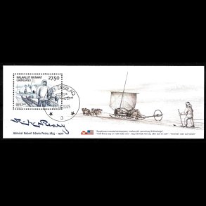 Gr�nland stemplet miniark AFA 454