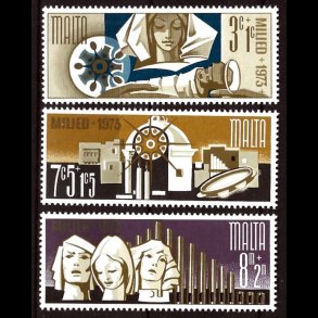 Malta postfrisk AFA 475-477