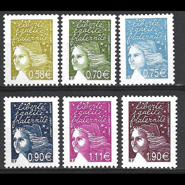 Frankrig postfrisk AFA 3807-3812