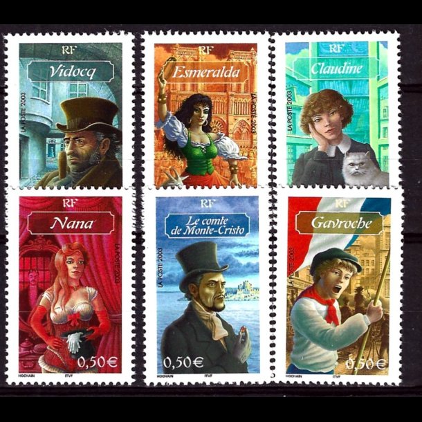 Frankrig postfrisk AFA 3826-3831