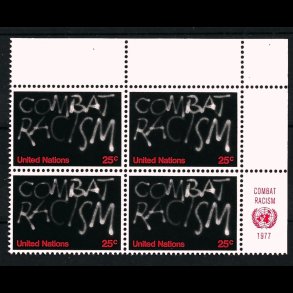 FORENEDE NATIONER POSTFRISK 4-BLOK - 83