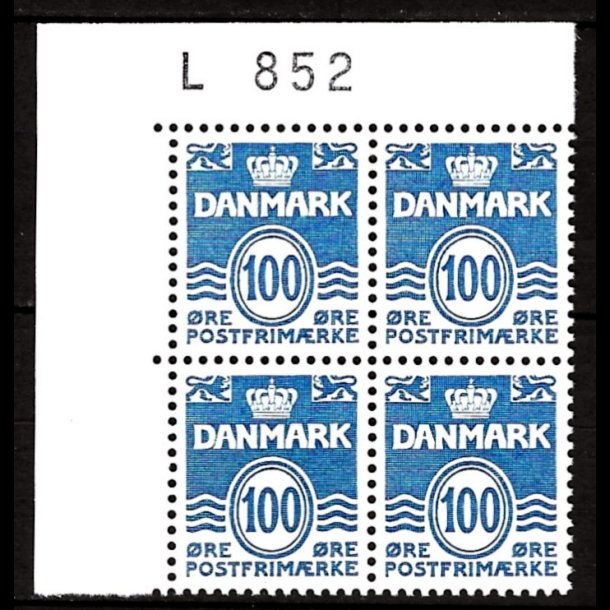 Danmark postfrisk marginalblok L852