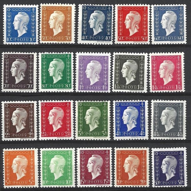 Frankrig postfrisk AFA 710-729