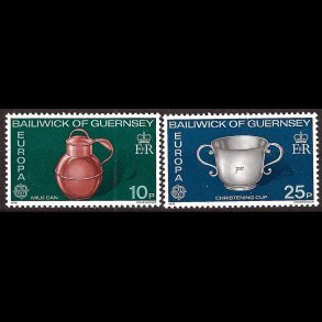 Guernsey postfrisk AFA 128-129