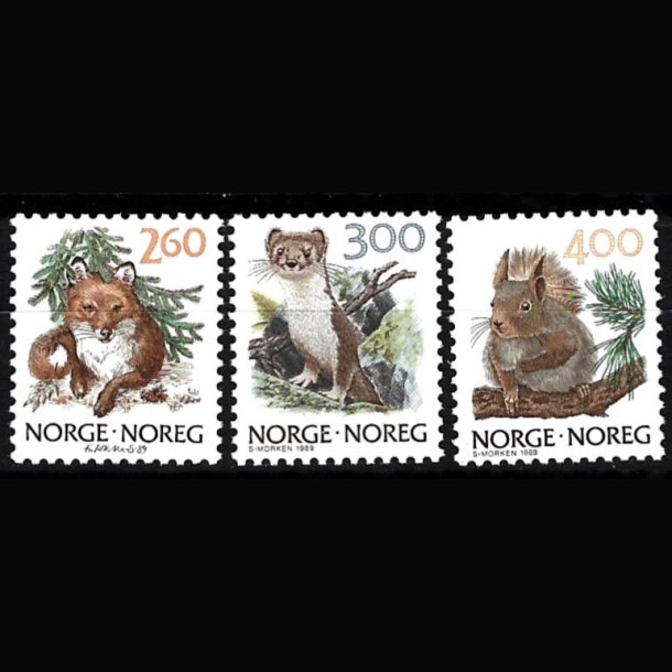 Norge postfrisk AFA 1007-1009