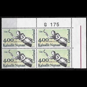 Gr�nland marginalblok postfrisk G 175