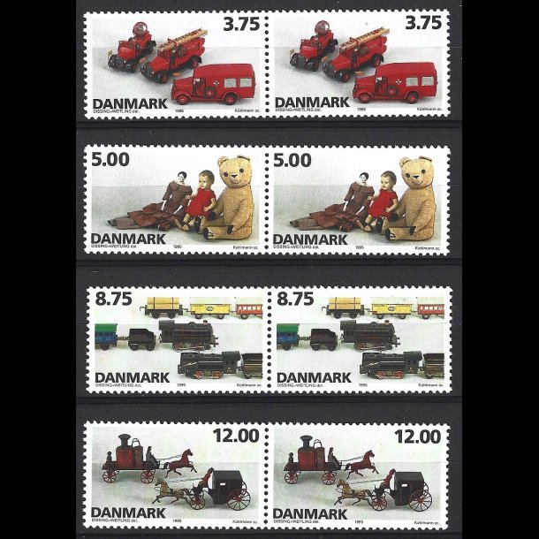 Danmark parstykker postfrisk AFA 1103-1106 s4