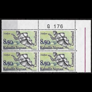 Gr�nland marginalblok postfrisk G 176