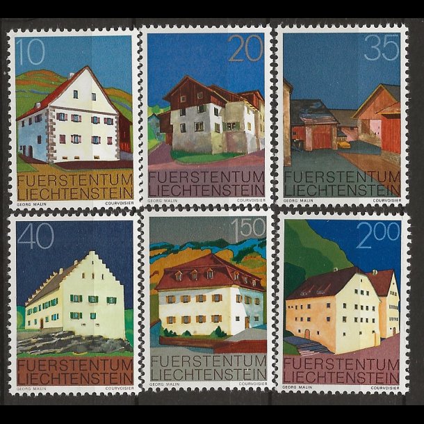 Liechtenstein postfrisk AFA nr. 700-705