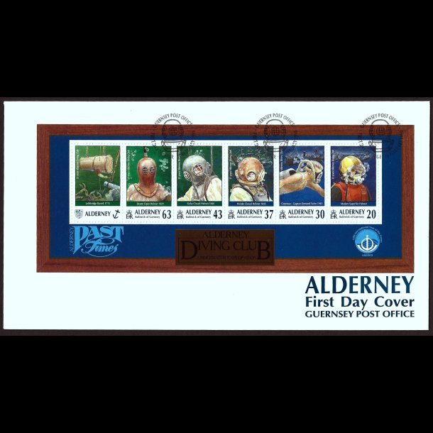 Alderney AFA 116-120 FDC