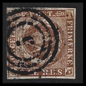 Danmark AFA 1, 4 RBS, type IIIc stemplet