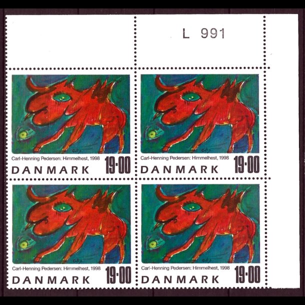 Danmark postfrisk marginalblok L991