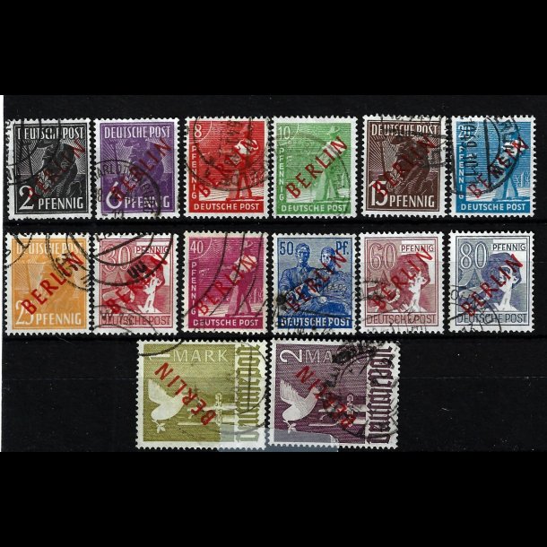 Berlin Stemplet AFA 21-34 AFA kr. 6.600,00