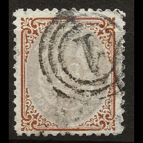 Danmark AFA 21 - 48 sk flot m�rke med nummerstempel 1 Kj�benhavn