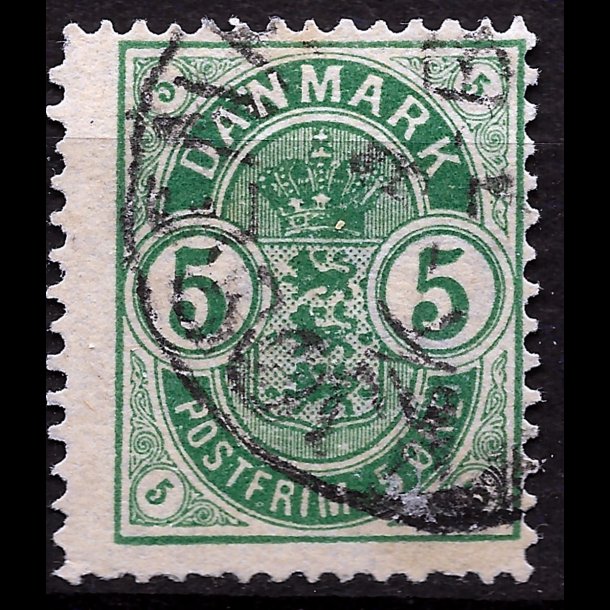 Danmark AFA 32 med sm hjrnetal, stemplet AFA kr. 700,00 - 5