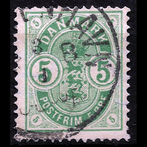 Danmark AFA 32 med sm hjrnetal, stemplet AFA kr. 700,00 - 7