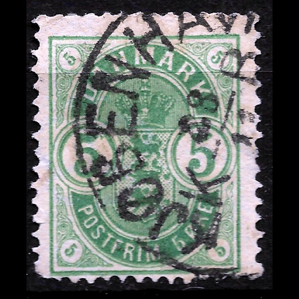 Danmark AFA 32 med sm hjrnetal, stemplet AFA kr. 700,00 - 10