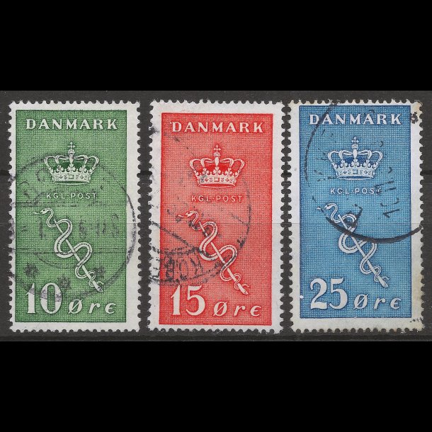 Danmark AFA 178-180 stemplet AFA 565,00-9