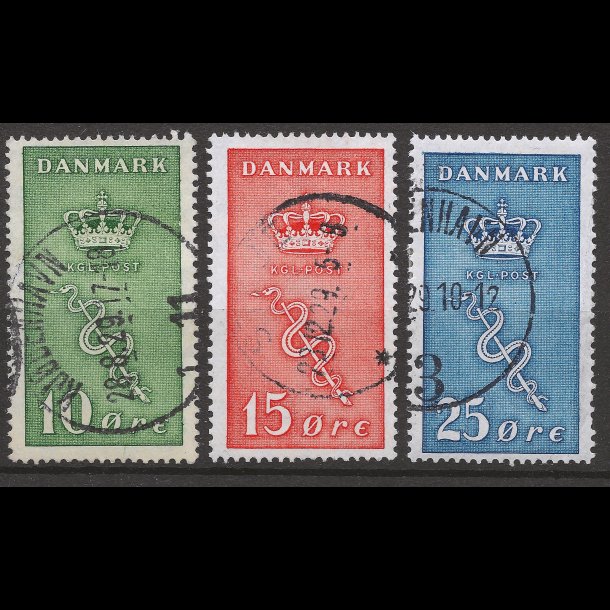 Danmark AFA 178-180 stemplet AFA 565,00-1