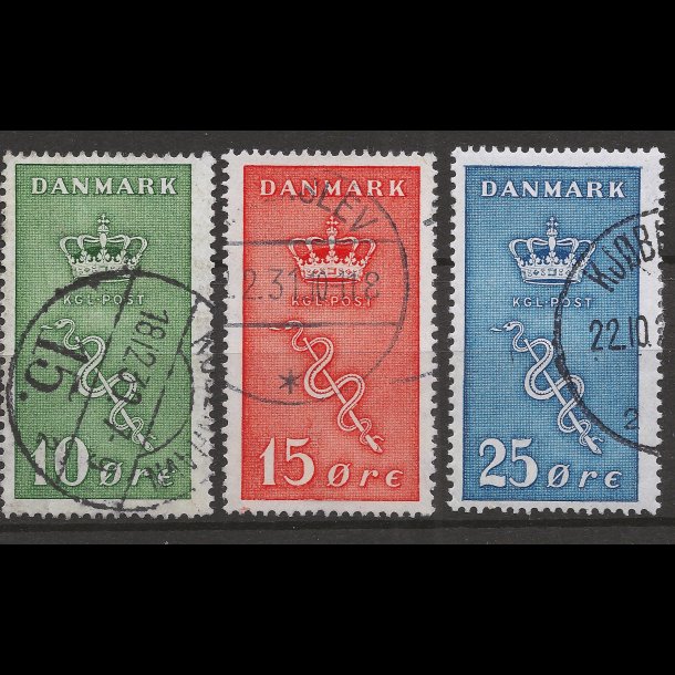 Danmark AFA 178-180 stemplet AFA 565,00-4