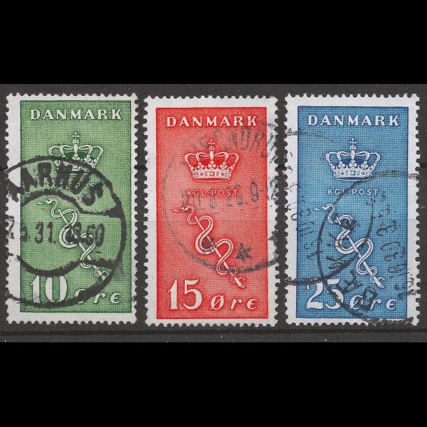 Danmark AFA 178-180 stemplet AFA 565,00-3