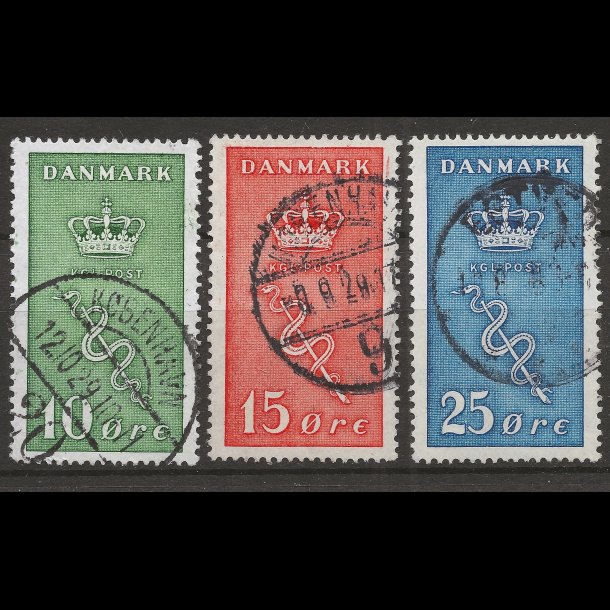 Danmark AFA 178-180 stemplet AFA 565,00-8