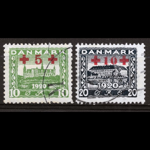 Danmark AFA 120-121 stemplet AFA kr. 1050,00 - 1