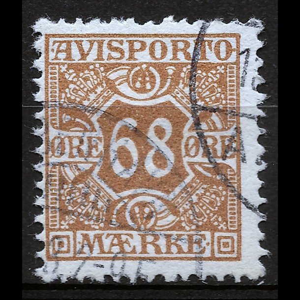 Danmark avisporto AFA 7 stemplet AFA kr. 250,00 - 1