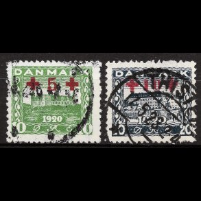 Danmark AFA 120-121 stemplet AFA kr. 1050,00 - 2